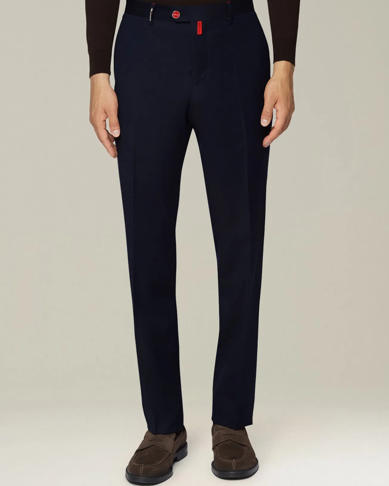 WOOL CHINO TROUSERS