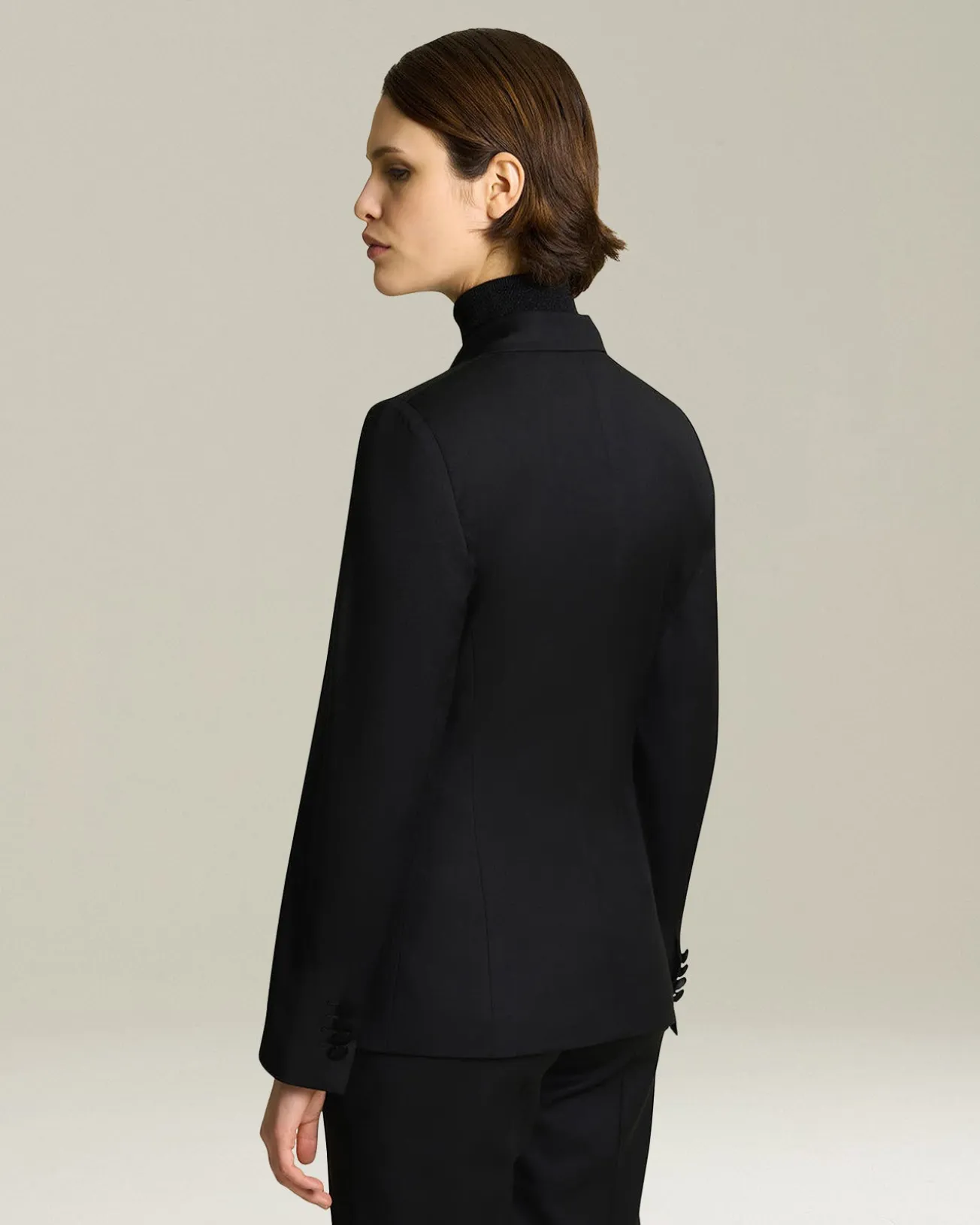 WOOL TUXEDO JACKET